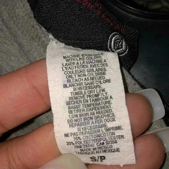 Mens Vintage Gray Volcom Stone short sleeve Tee - Picture 4 of 6